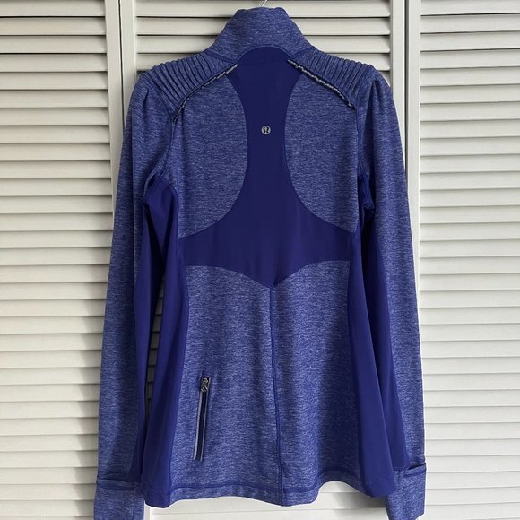 Lululemon Star Runner Pullover Pigment Blue size 6 rare - Picture 9 of 15